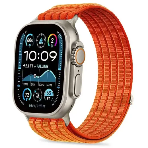 TECH-PROTECT NYLON SPORT APPLE WATCH 8 / 9 / 10 / 11 / SE / ULTRA (44 / 45 / 46 / 49 MM) ORANGE