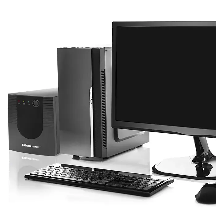 Qoltec Uninterruptible Power Supply UPS Line Interactive | Monolith | 2000VA | 1200W | USB | RJ45