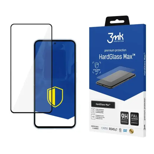 3mk HardGlass Max tempered glass for phone Samsung Galaxy A35 5G (A356) | A55 5G (A556) with applicator