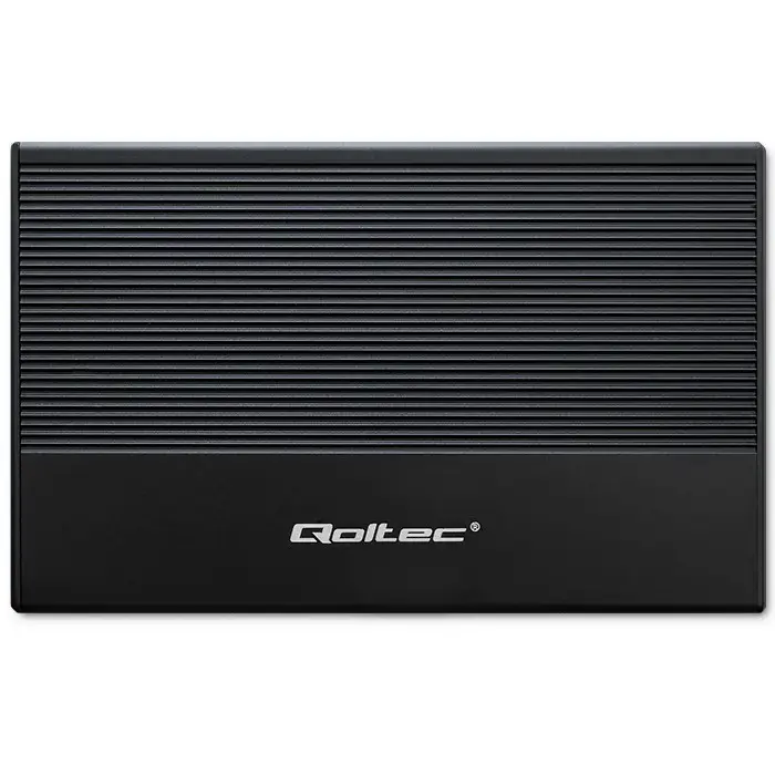 Qoltec Aluminium Enclosure | SSD HDD 2.5'' drive | SATA | USB 3.0 | Super speed 5Gb/s | 2TB | Black