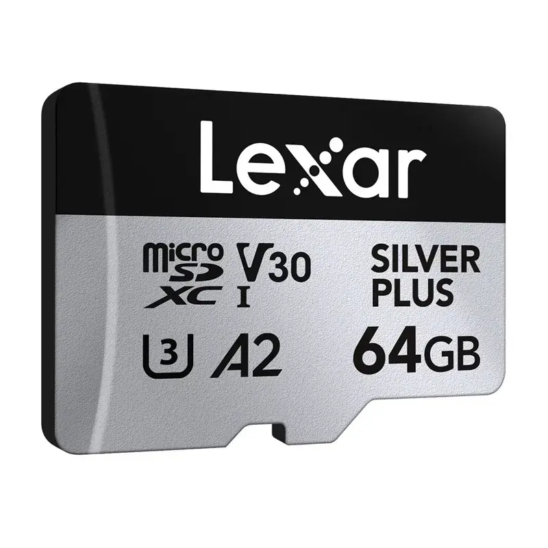 Karta pamięci Lexar High-Performance Silver Plus microSDXC 64GB + adapter