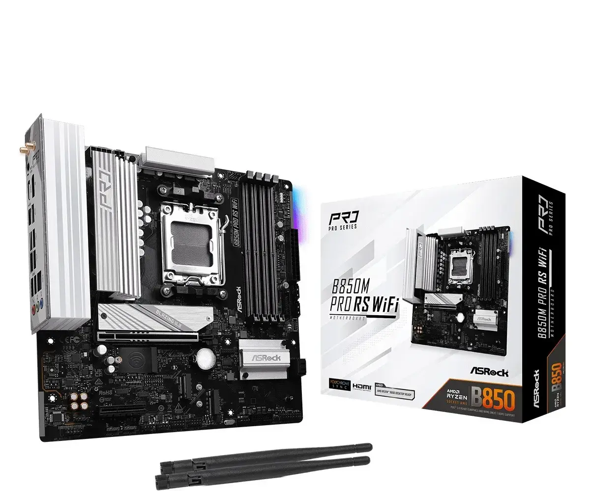 Motherboard B850M PRO RS WIFI AM5 4DDR5 mATX