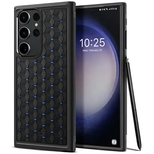 Spigen Cryo Armor Sam S23 Ultra S918 czarny|matte black ACS05616