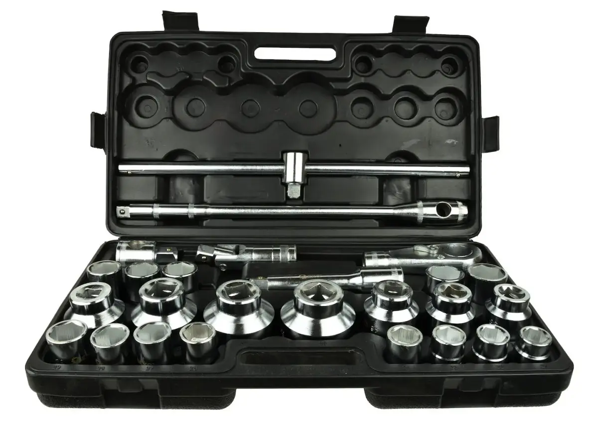 6-point Socket Set 3/4" & 1" Drive 21-65mm 26pcs