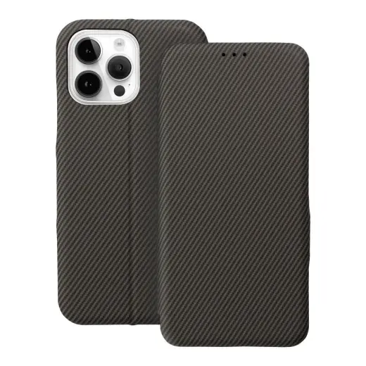 FOLIO Side Magnet raamatutüüpi telefoni ümbris iPhone 14 Pro Max pruun