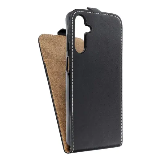 SLIM FLEXI FRESH knyginio tipo telefono dėklas Samsung Galaxy A15 4G (A155) | A15 5G (A156) juodas