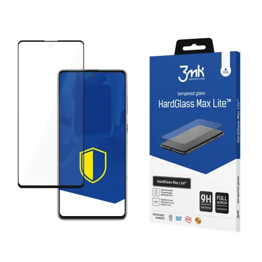 Samsung Galaxy Note10 Lite|A81 Black - 3mk HardGlass Max Lite™ screen protector