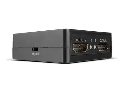 Lindy Compact 2 port HDMI 18G splitter - video|audio splitter - 2 ports