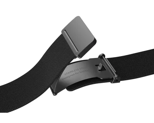 Samsung GP-TYR870SAA nutikella rihm Samsung Galaxy Watch 4 jaoks | roostevaba teras | must