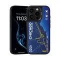 Benks Dynamic City Chicago Case for Iphone 16 Pro Max Photo