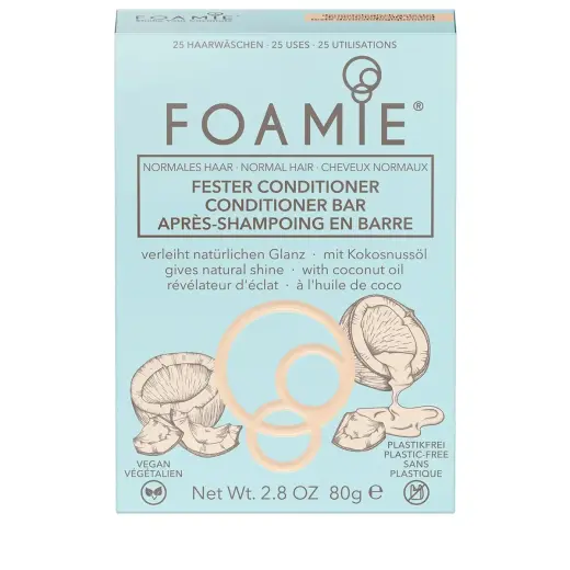 Foamie, Shake Your Coconuts, Hair Conditioner Bar, For Shine, 80 g