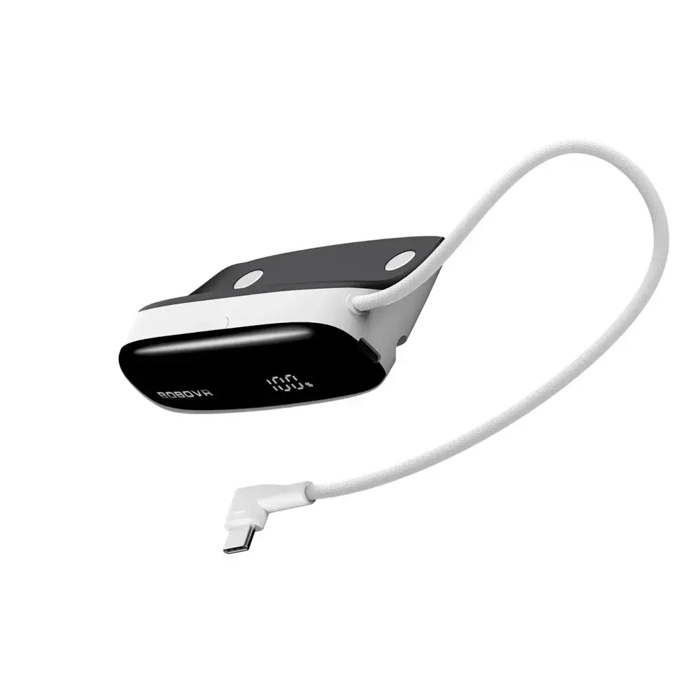 2-in-1 Docking Station and Power Bank for B100 BoboVR PD100 Combo Battery - White