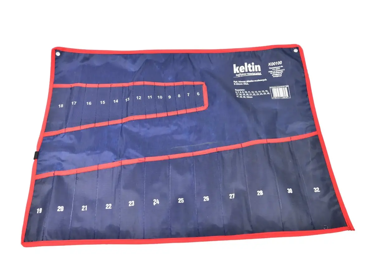 Nylon Storage Roll for Wrench Spanner Set 25pcs 6-32mm