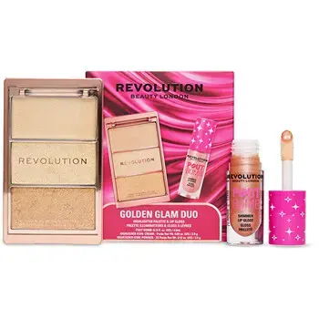 Makeup Revolution Golden Glam Duo - Dárková sada