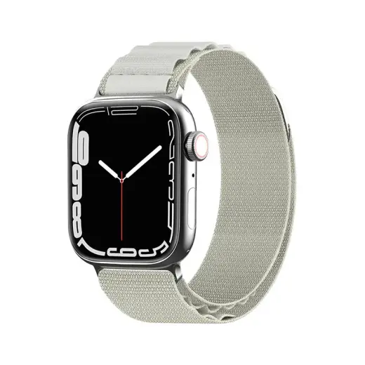 Alpine strap with steel buckle for Apple Watch 42|44|45|49 mm - silver