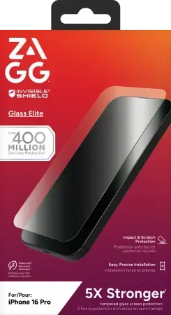 ZAGG InvisibleShield Glass Elite telefonile iPhone 16 Pro