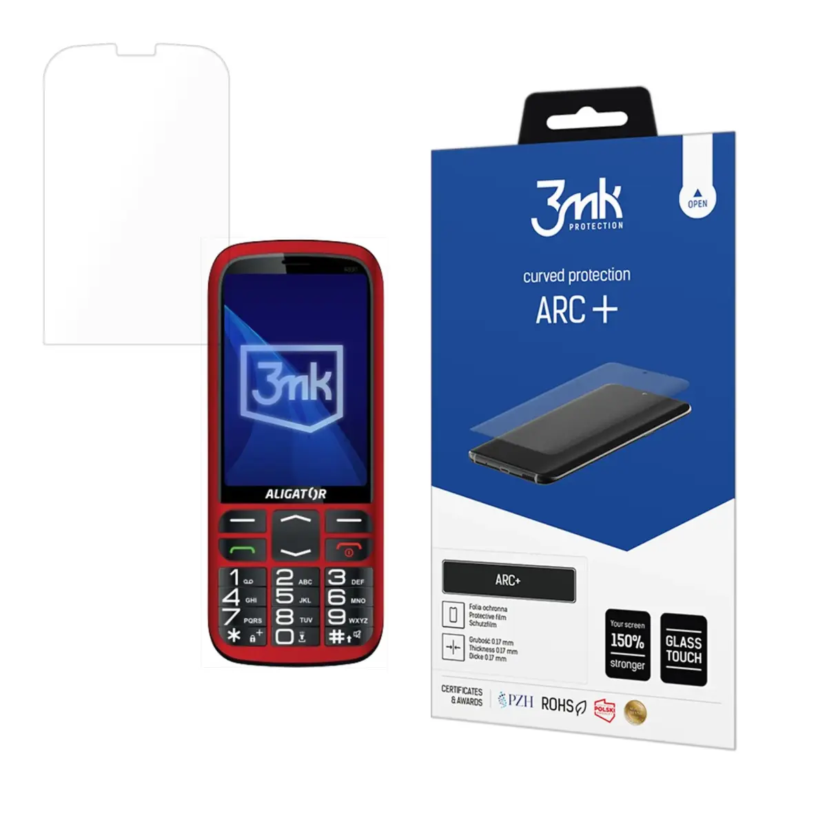 3mk Protection Aligator A830 Senior -