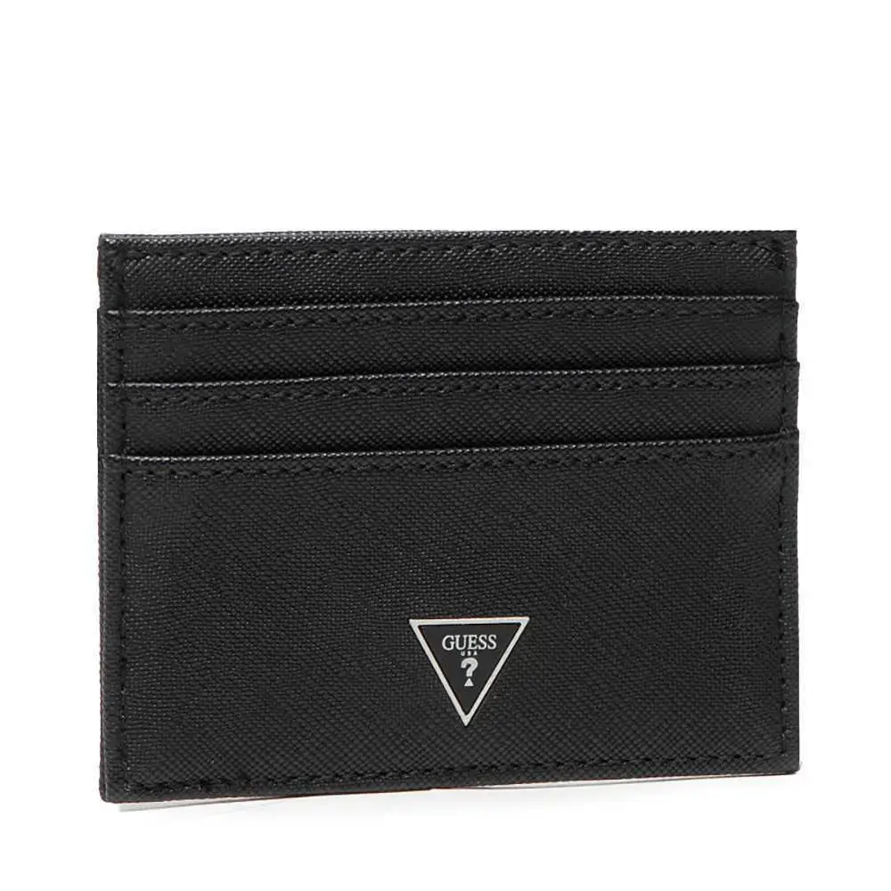 Guess, Certosa, Textile Wallet, Cardholder, Black, For Men