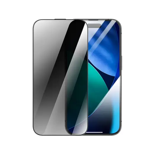 Rock Privacy Full-coverage Anti-static aizsargstikls telefona ekrānam iPhone 17 Pro Max (privātuma efekts)