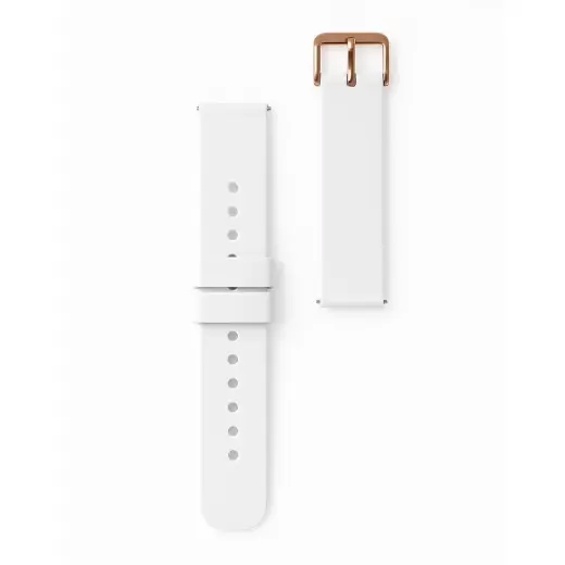 Fusion nutikella rihm Huawei Watch GT2/GT3 (42 mm) jaoks | silikoonist | valge