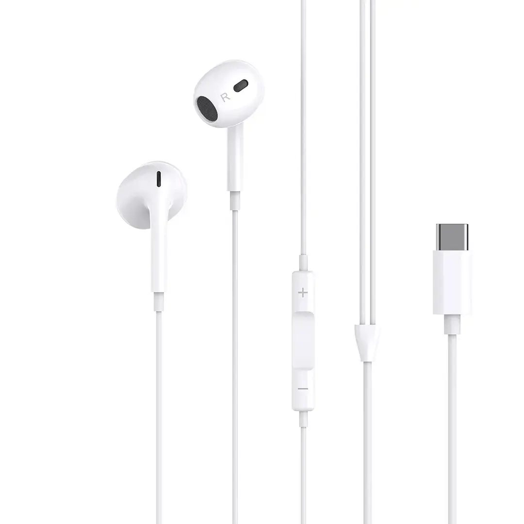 XO wired earphones EP74 USB-C white