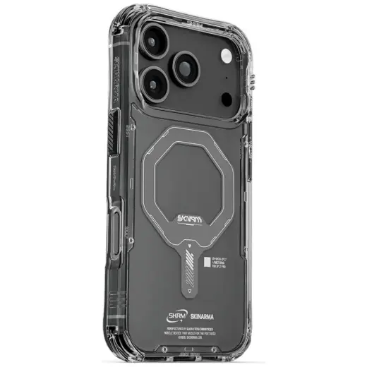 Skinarma Saido Case for iPhone 17 Pro Magnetic Charging Graphite