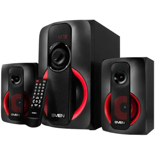 Speakers SVEN MS-304, black (40W, FM, USB/SD, Display, RC, Bluetooth)