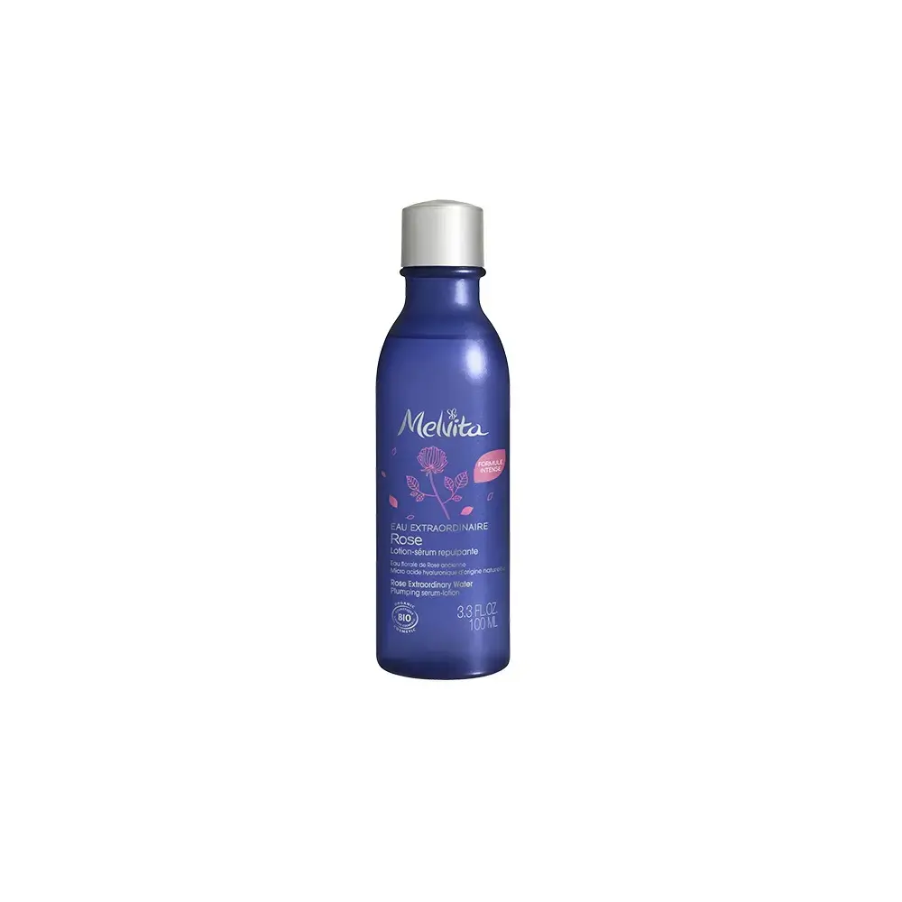 Melvita, Extraordinary Water, Organic, Plumping, Rose, Lotion-Serum, For Face & Neck, 100 ml *Tester