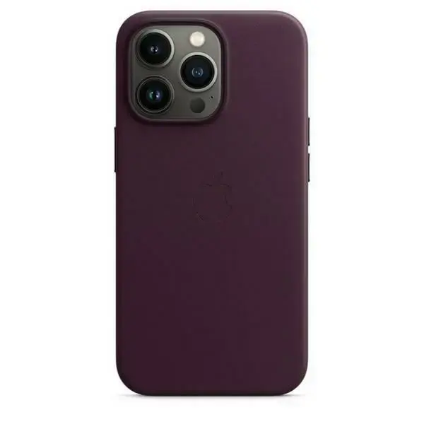 MM1A3ZM|A Apple Leather Magsafe Cover for iPhone 13 Pro Dark Cherry