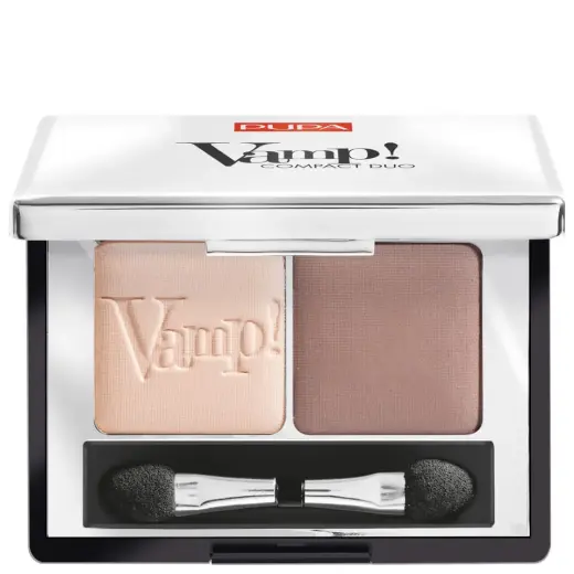 Vamp! Compact Duo Eyeshadow - 005 Milk Chocolate by Pupa Milano for Women - 0.078 Oz Eye Shadow