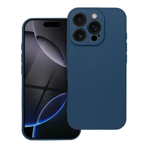 Soft maciņš telefonam iPhone 16 Pro zils