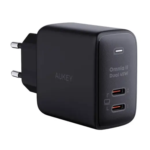 Aukey PA-B4T зарядное устройство | 45W | USB-C | черное