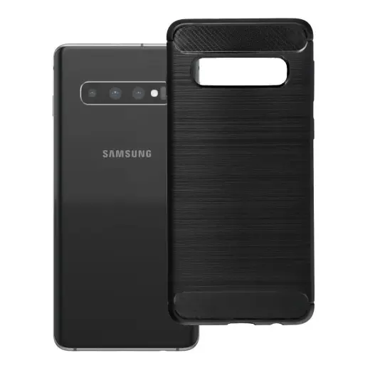 Carbon 2.0 telefono dėklas Samsung Galaxy S10 (G973) juodas