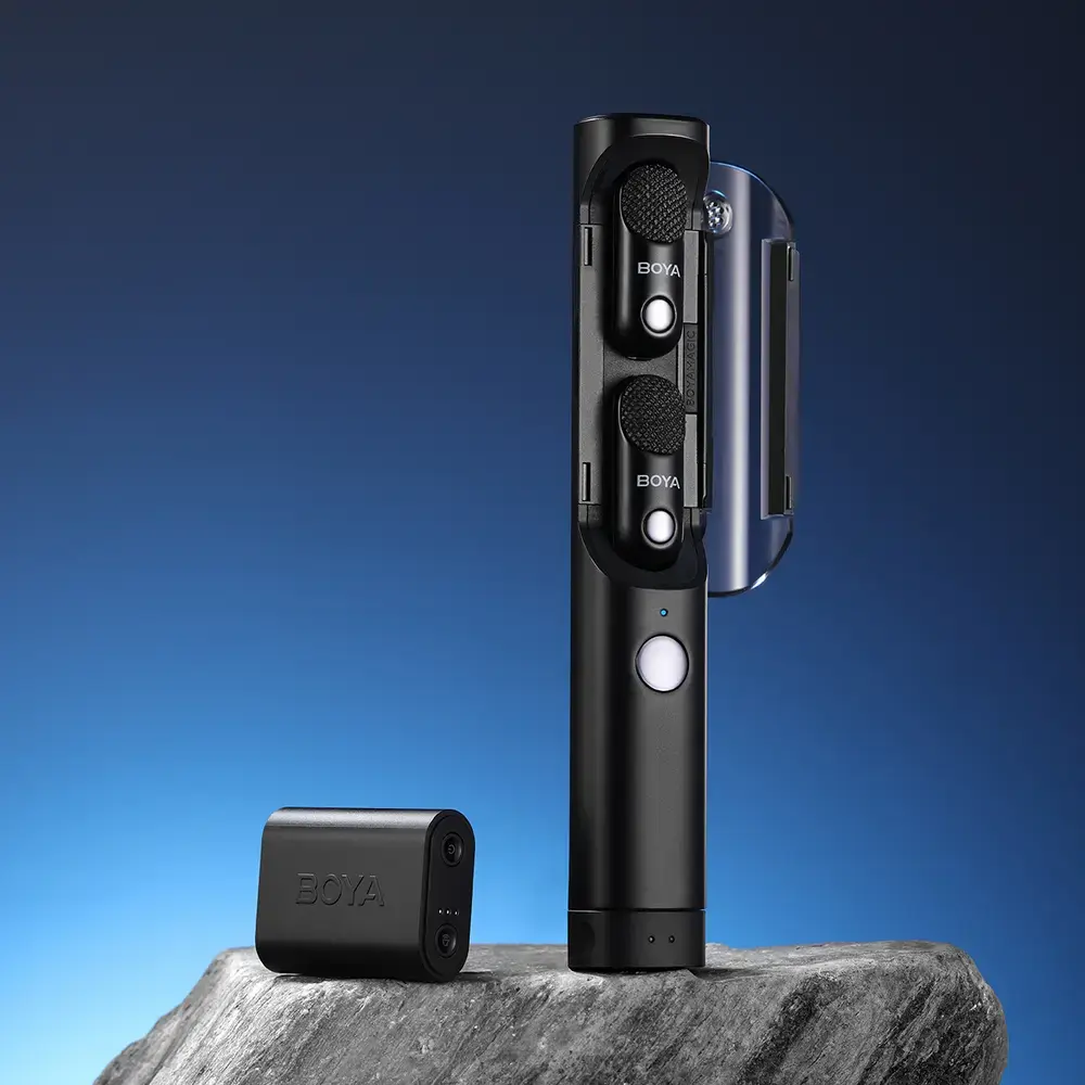 Mikrofon BOYA MAGIC-02 bezprzewodowy 2.4GHz USB-C - czarny
