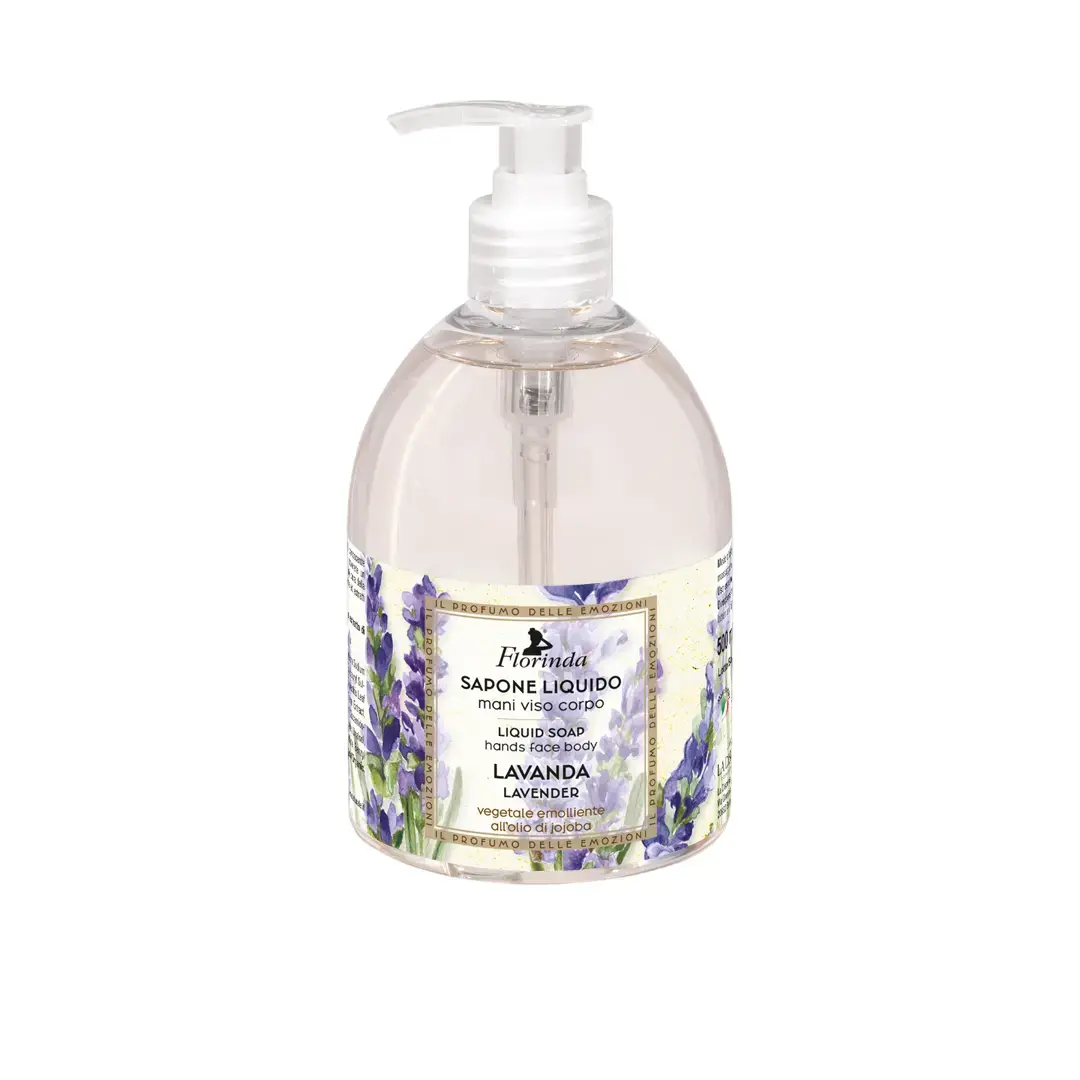 Florinda, Lavender, Floral, Cleansing, Liquid Soap, Face, Body & Hands, 500 ml