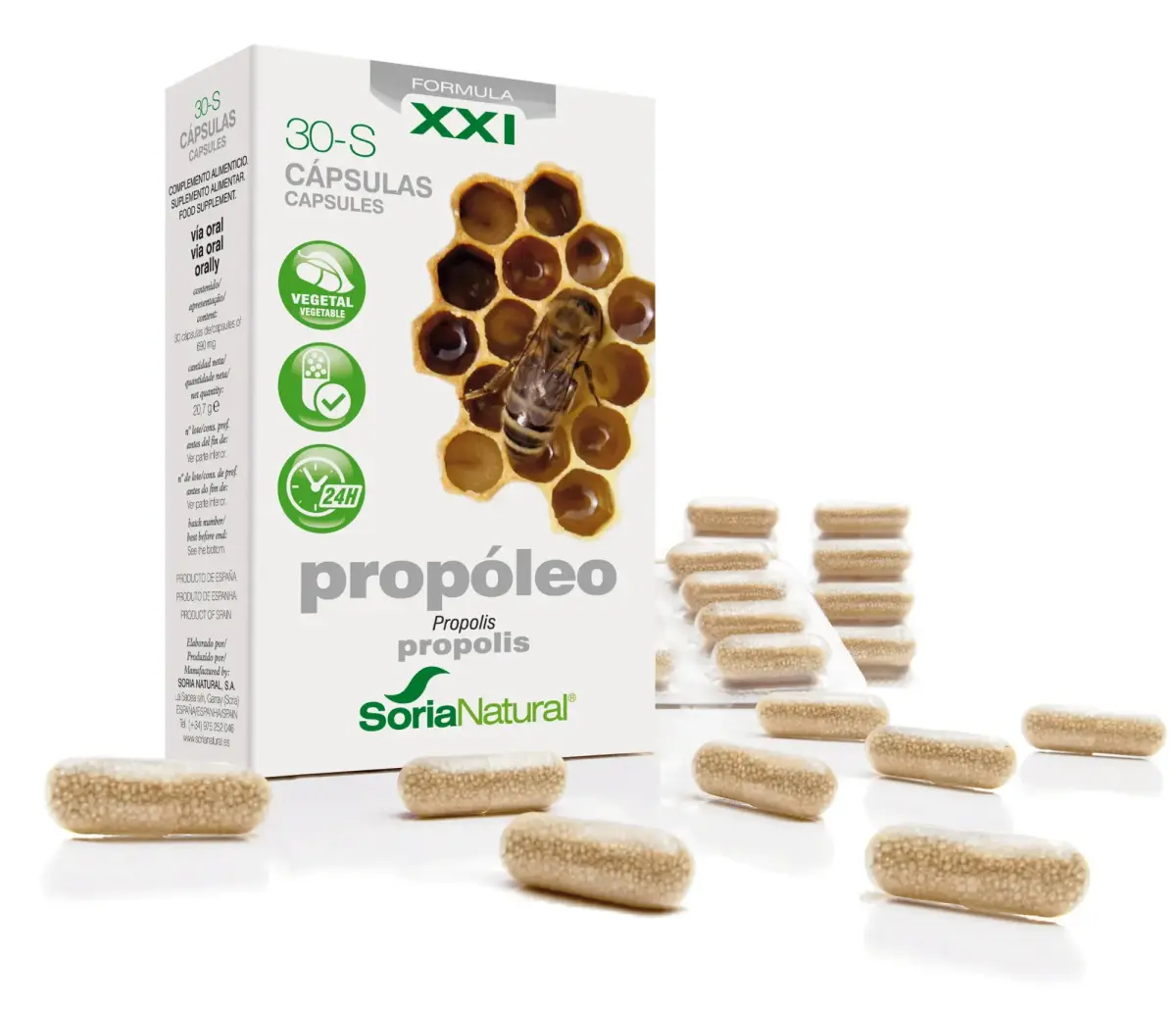 Soria 30 S Propoleo Liberacion Prolongada Caps