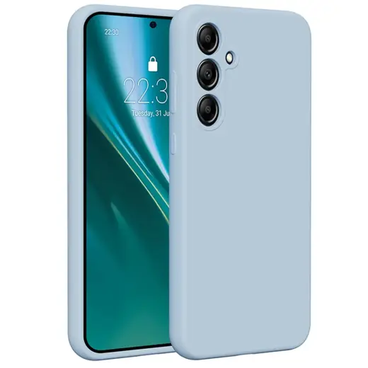 Etteri Silicone phone case for Samsung Galaxy A35 5G light blue