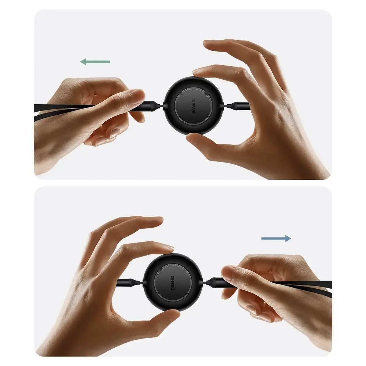 Baseus Bright Mirror 3 3-in-1 datu pārraides un uzlādes vads | USB-C uz Micro USB, Lightning, USB-C | 66W | 1.1m | violets