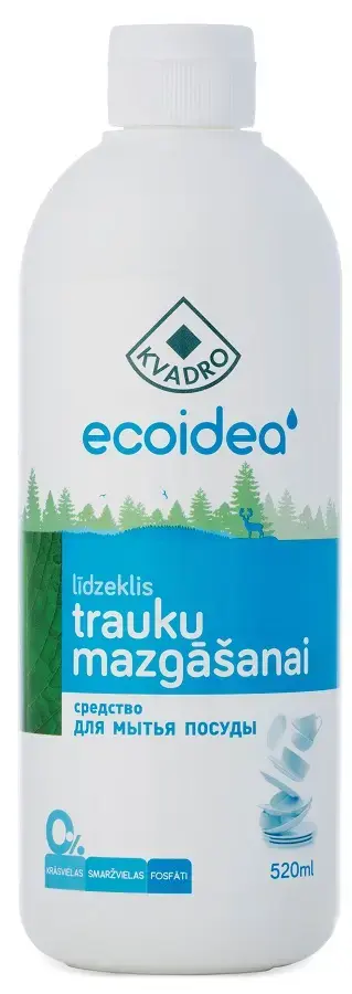 Trauku mazgāšanas līdzeklis KVADRO Ecoidea, 520ml
