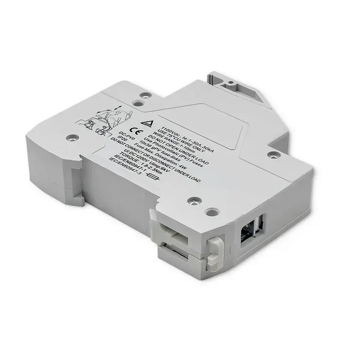 Qoltec Fuse base with diode + DC fuse| 1P|1000V |30A |10x38 |solar