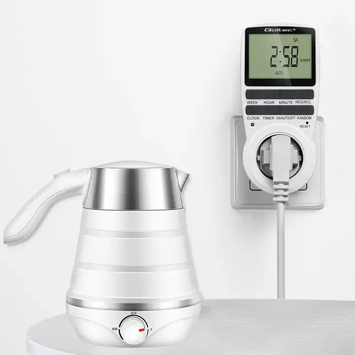 Qoltec Electronic Timer PC0628 | 3680W | 16A | LCD
