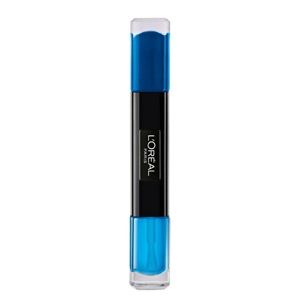 L'Oreal Paris, Infallible, Nail Polish 2-In-1, 133, Blue Pallet, 2 x, 5 ml