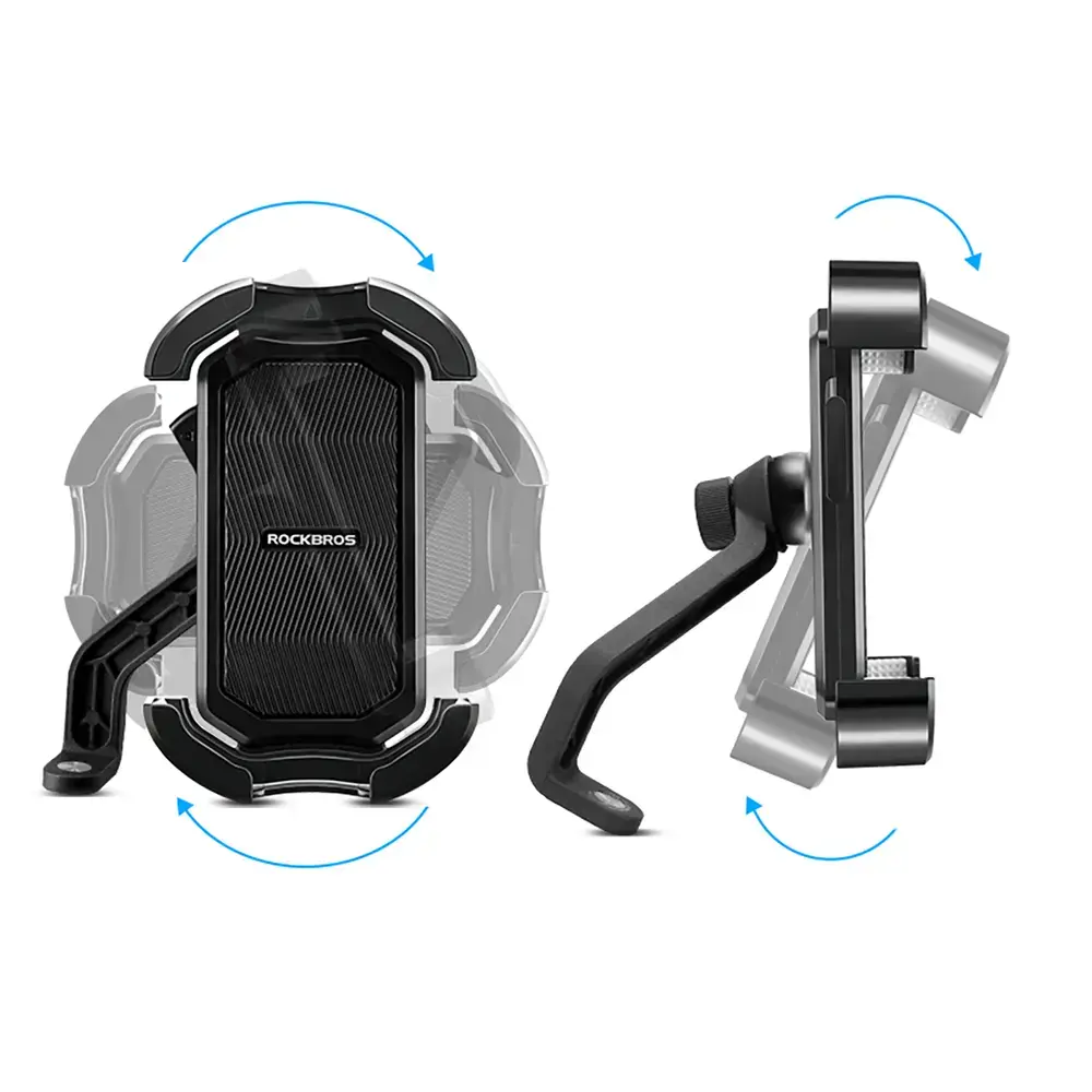 Rockbros 25210032001 Bike Phone Holder for Handlebars - Black