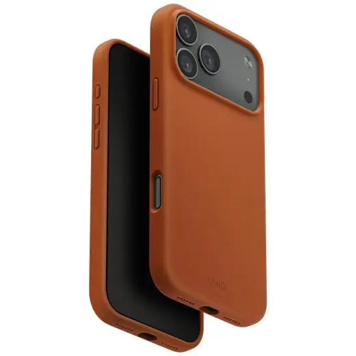 UNIQ Lino Case for iPhone 17 Pro Max Magclick Charging Orange