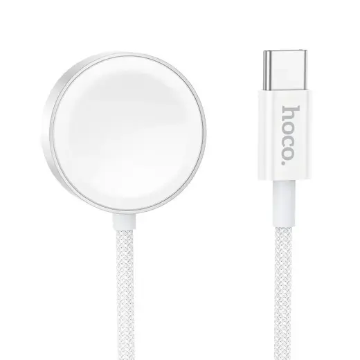 HOCO беспроводное зарядное устройство для Apple Watch и Samsung Galaxy Watch | белое
