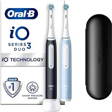 Oral B IO3 Electric Toothbrush DUO Black&Blue 2 Pc