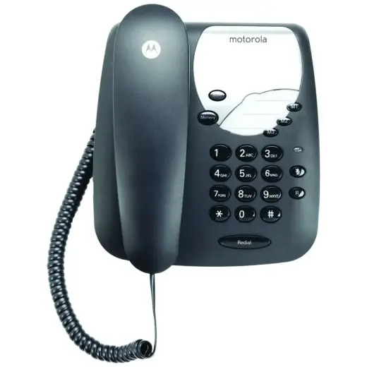Cordless phone with wall mount Motorola CT1 black