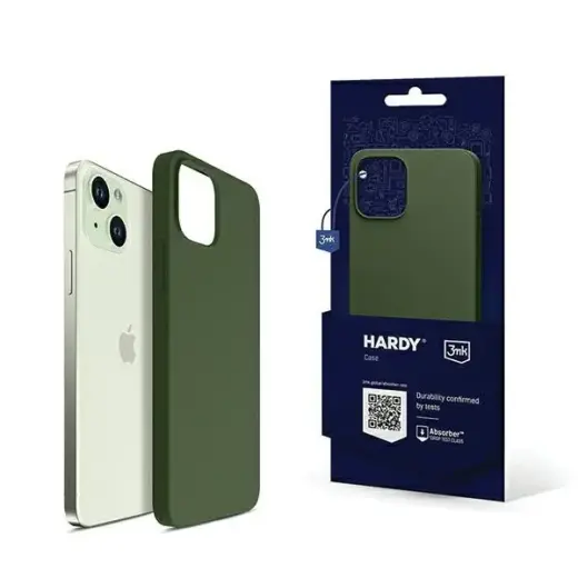 3MK Hardy Case iPhone 15 Plus / 14 Plus6.7" green MagSafe