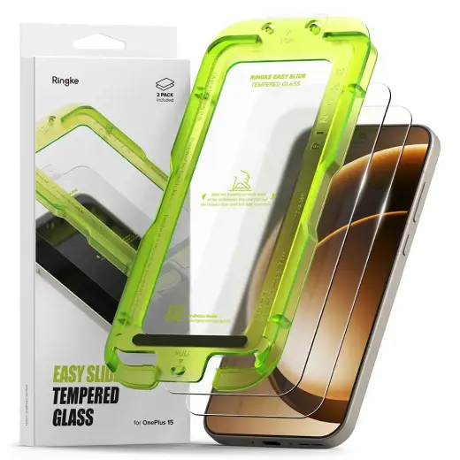 SZKŁO HARTOWANE RINGKE EASY SLIDE 2-PACK ONEPLUS 15 CLEAR