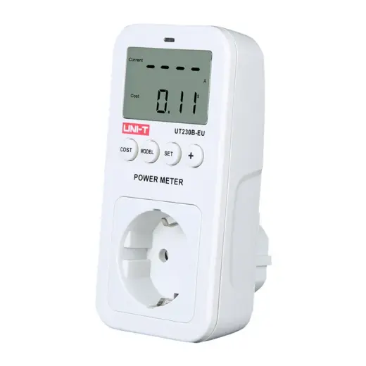 UT230B-EU Power Socket with voltage, current, time, power consumption and energy cos monitoring
